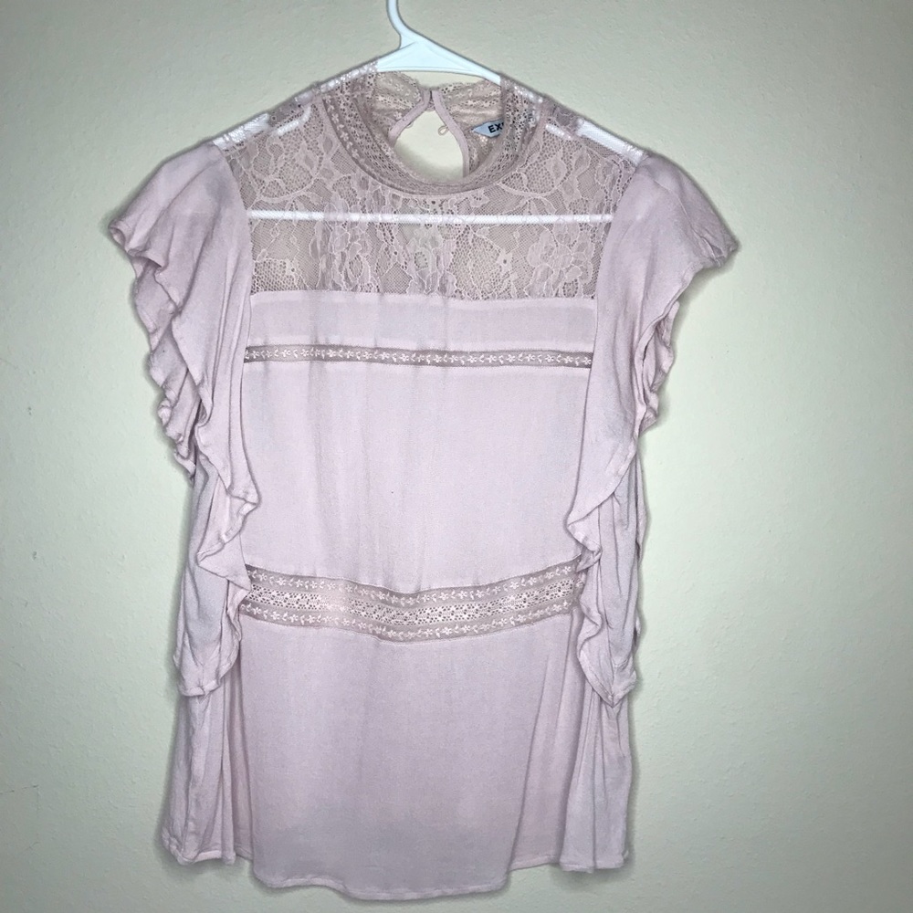Lace/Ruffle Blouse